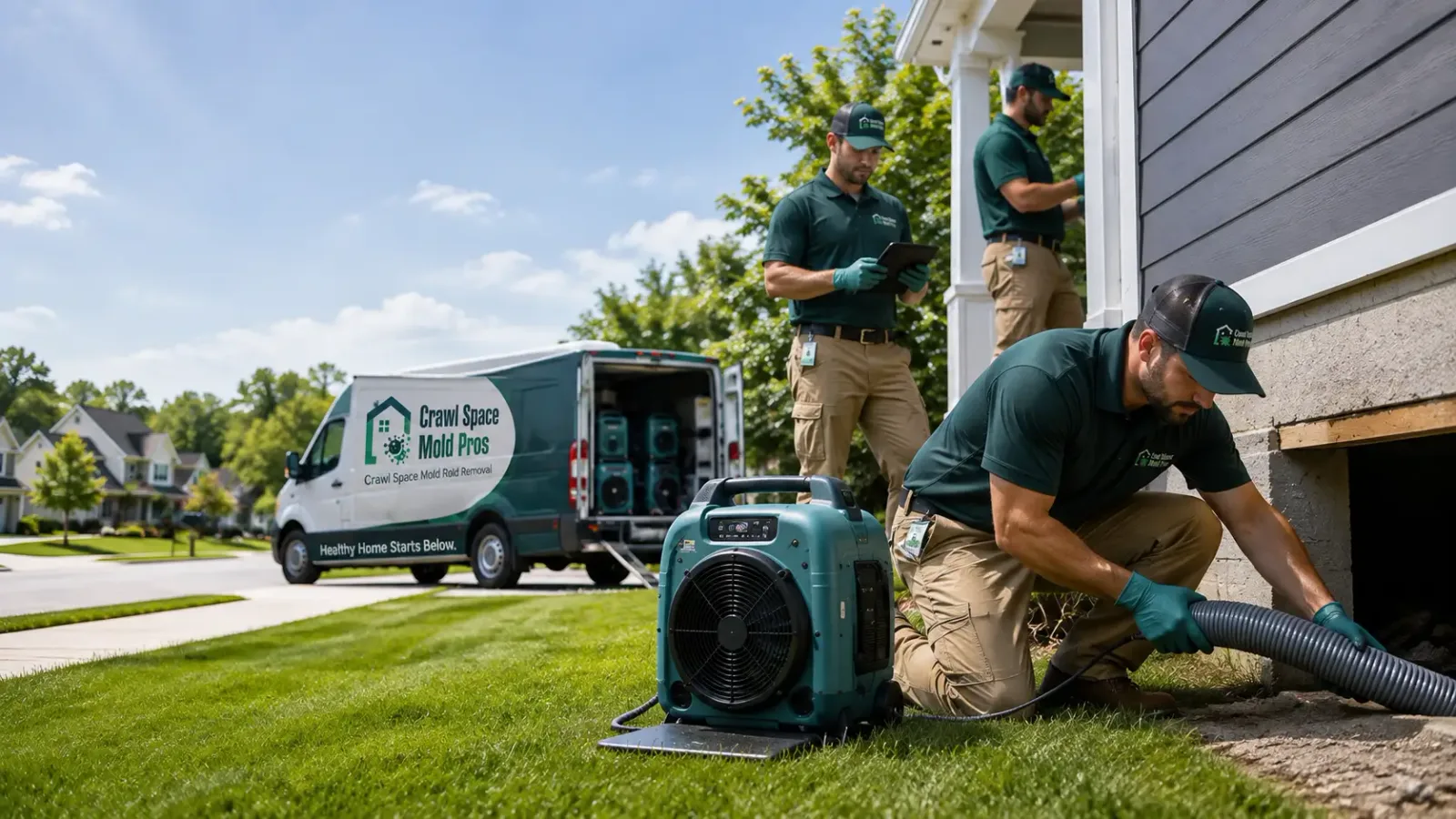 Crawl Space Mold Removal in Valparaiso, FL